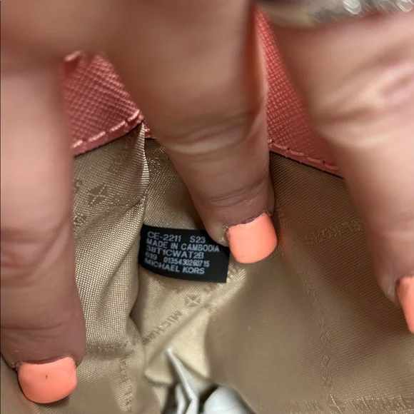 Michael Kors Pink and Beige Tote Bag - Picture 13 of 15